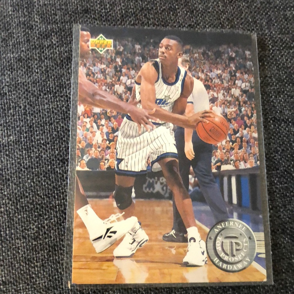 Upper deck 93 Anthony Hardaway rookie card